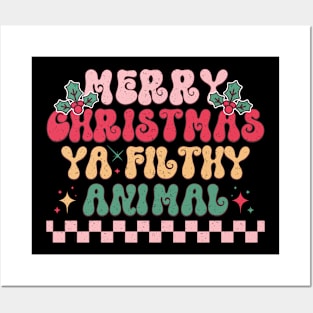 Merry Christmas Ya Filthy Animal Posters and Art